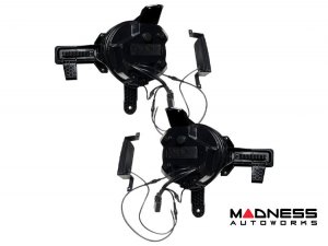 Ford Bronco Head Lights - Oculus Bi-LED Projector - Oracle - White